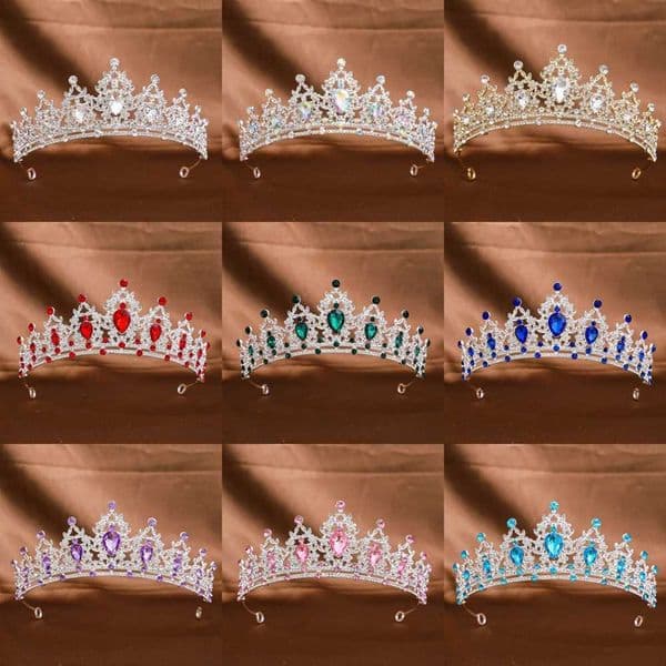 Baroque Crystal Tiaras And Crowns Headband For Women Party Bridal Wedding Hair Accessories Jewelry Crown Tiara Headband Gift C260606