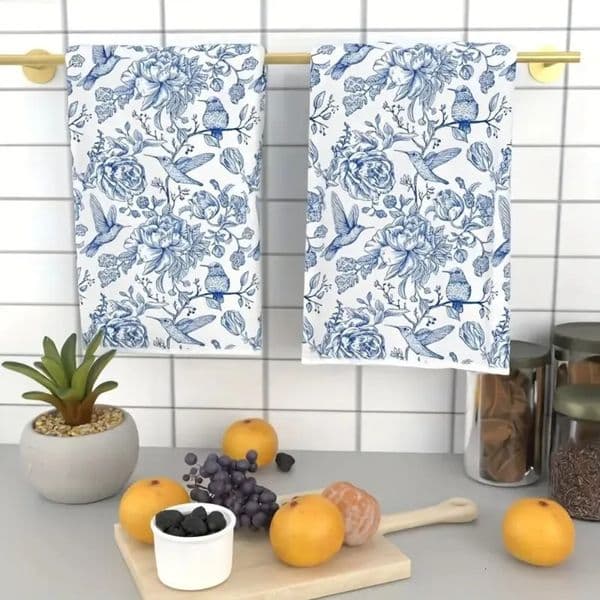 2026 New Dish Towel perfume Spring Summer cologne Floral Print Hot-Selling Kitchen Cloth Scouring Pad Ddmythur Free Shipping 30