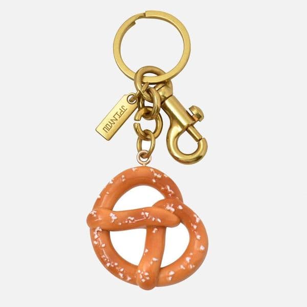 Creative Simulation Knot Bread Cookie Cute Keychain Bag Pendant Aesthetic Multi-Purpose Key Holder Charm Accessories for Women 26L0606