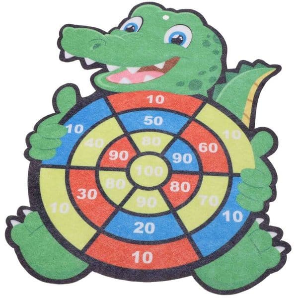 1Set Sticky Ball Cartoon Dart Game Party Favors Kids Indoor Interactive Board for Motor Skills Hand Eye Coordination 26W0606