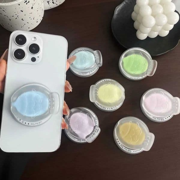 Taiyaki magnetic for iPhone 3D cartoon stand strong adsorption force retractable tabletop phone for grip holder J260606