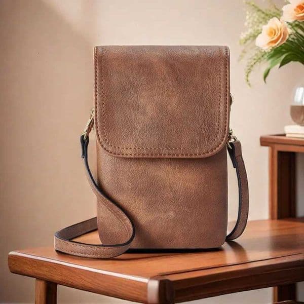 Designer Fiable Minimalist and PU Leather Wens Crossbody Bag Designer Mobile Phe Bag Change Small Bag Wens Single Shoder J260606
