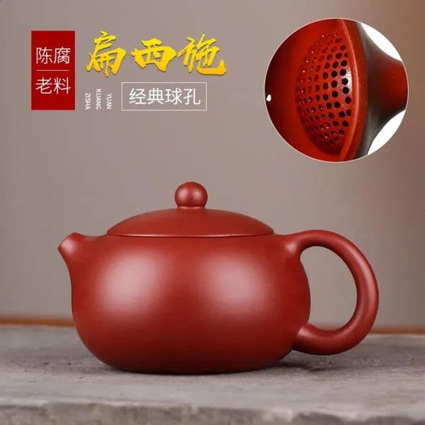 Luxury Designer Decor Yixing room Teapot Tea Filter Xishi Pot Beauties Handmade Purple Clay Teaware Customized Gifts Drinkware Set Drink Pue 16 6