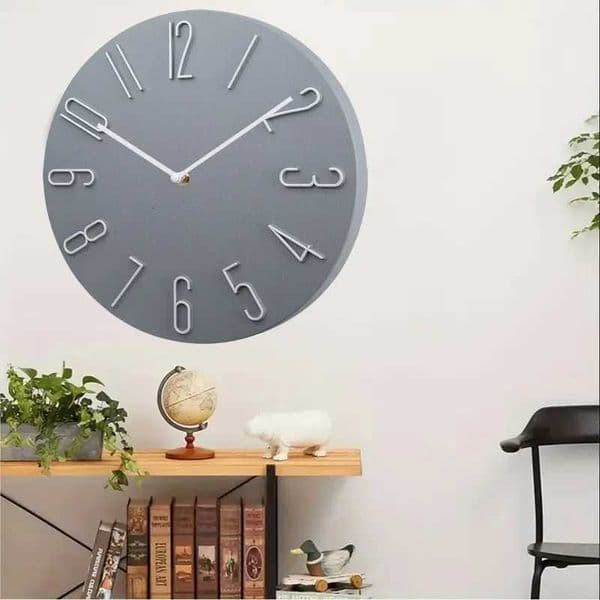 8 Inch Art Simple Silent Wall Clock Fashion Creative Living Ro He Decoration Clock J260606