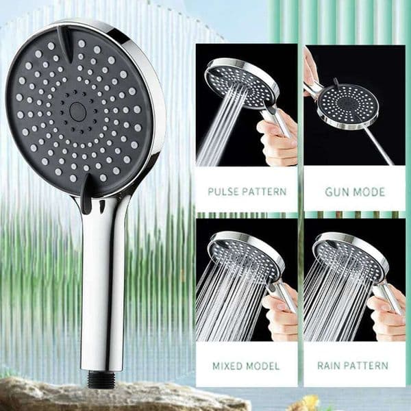 3 Modes Head with Hose High Pressure Universal Large Flow Massage SPA Shower Adaptation Spray Hotel Bathroom Accessories W260606
