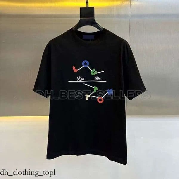 Lvs T Shirts Vuittionlys Mens Designer Lvs T Shirts Fashion Tshirt Men Luxury Designer Shirts Alphabet Print Pattern Brand Shirt Crew Luises Loubitin Shirt fe7 e3c
