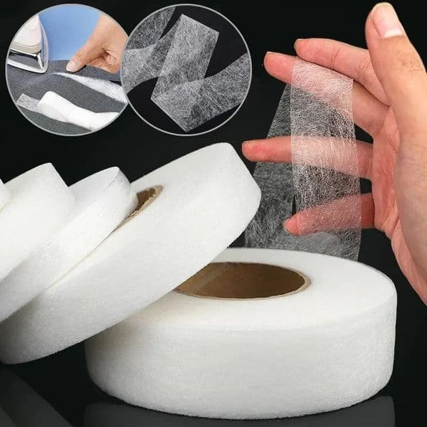 1Pc Melt DoubleSided Tape SelfAdhesive Pants Paste Iron on Trousers Fabrics For DIY Sewing Craft Patchwork Supplies 260605