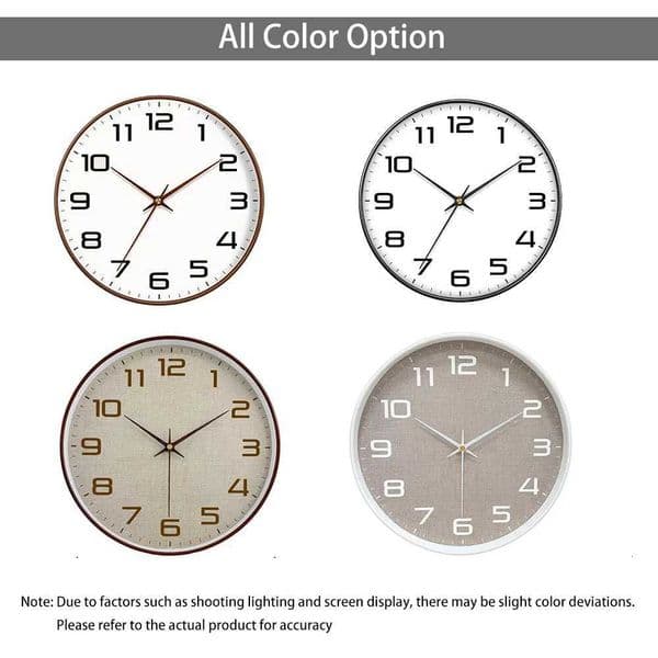 ic Round Wall Clock Large Clear Readability Numerals He Off Living Ro Decor Offering Elegant Vintage Clock J260606