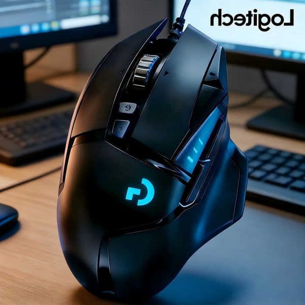Logitech G502 Durable Gaming Mouse Wired Customizable Buttons High Precision Suitable for eSports Dorms and Internet Cafes L260608