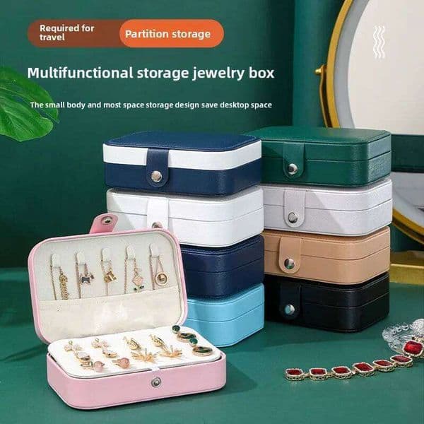 Medium Storage Simple Double-layer College Student Dormitory Exquisite Gorgeous Necklace Ring Packaging Box Jewelry 26Y0606
