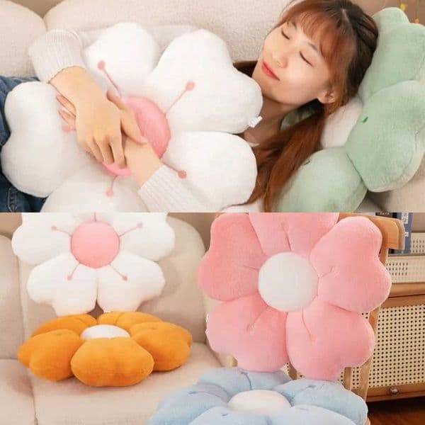 Flower-Shaped Plush Throw Cute Fashion Mattress Comfortable Sofa Decor Cushion Floor Cushion Plush Toy Chair Cushion Gift L260606