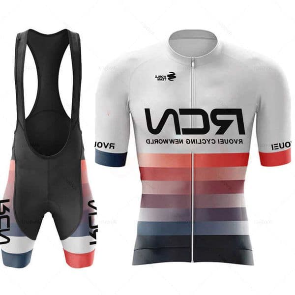 Cycling Rvouei Summer Mens Clothing Shorts Mtb Cycle Jersey Complete Male Uniform Road Jacket Pants Gel Bicycle Suit Sports Set.R260606