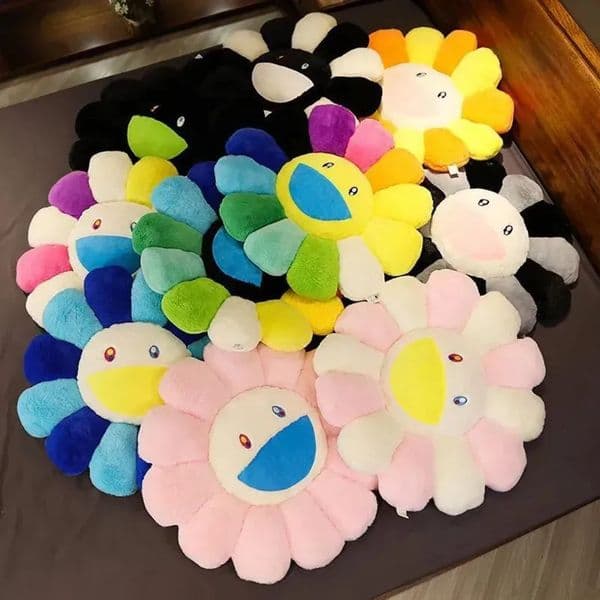 room Luxury Designer Decor Party Favor Colorful Home Sofa Smiley Face Sun Petal Throw Pillow Flower Cartoon Creative Chair Room Bedroom Floo 14