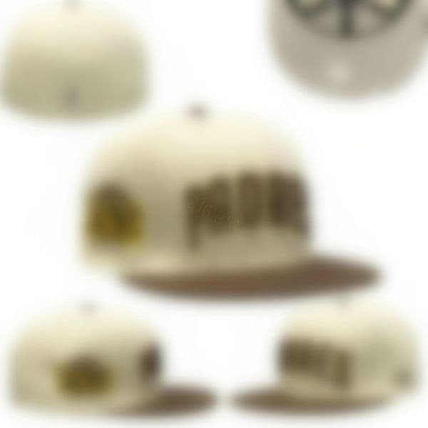 2026 Baseball Padres 2025 Mens Baseball Team 2024 World Series Champions Full Closed Caps Summer Letter Bone Black Color Casual Sport Flat Fitted Hats a4