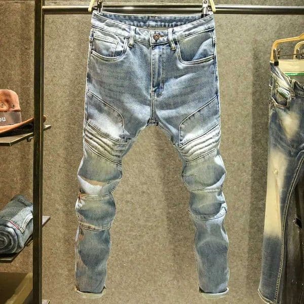 Designer Mens Jeans Luxury Fashion Slim Fit Denim Jeans Stylish korean and Casual Spring and Autumn Look Casual Pencil PantsT260606