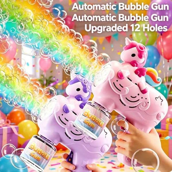 Bubble Machine Bubble Gun Toy Bubbles Machine Automatic Soap Blower for Kids Soap Bubble Summer Children Christmas Gifts T260602