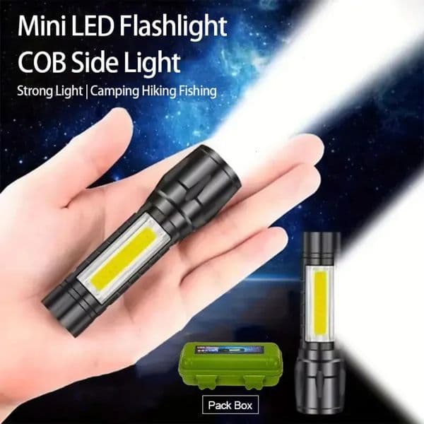 cologne 2026 Mini perfume Telescopic Zoom Flashlight 3 Light Mode USB Rechargable Waterproof Powerful Flashlights Outdoor Portable Torch Lamp Free Shipping 30