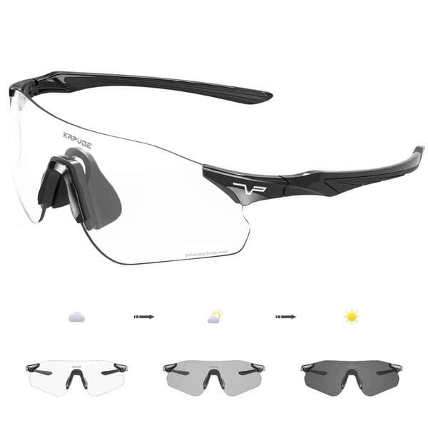 Light weight Photochromic Running Sunglasses Sports for Men Marathon Cycling Glasses Mountain Bicycle Goggles Eyewear W260606