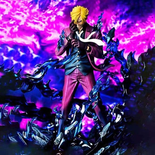 25cm/9.8in Anime Sanji Action Figure Collectible Model Statue Toy Gift 26L0606