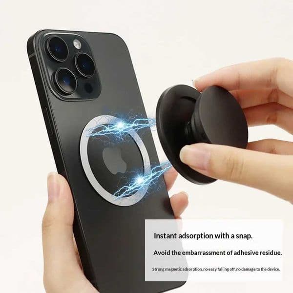 Magnetic Phone Semi Holder Foldable Stand Cpatible with for iPhone Pixel Cute phone grip J260606