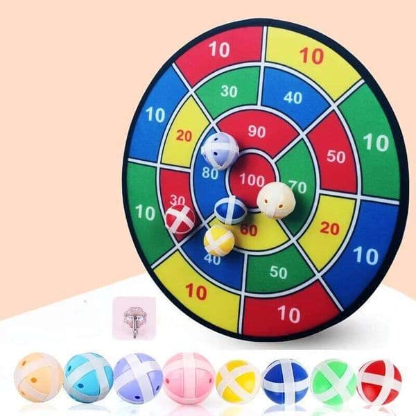 Large Hard Board Children's Toy Sticky Indoor Dart Target Plate Outdoor Parent-child Suction Cup Ball 26W0606