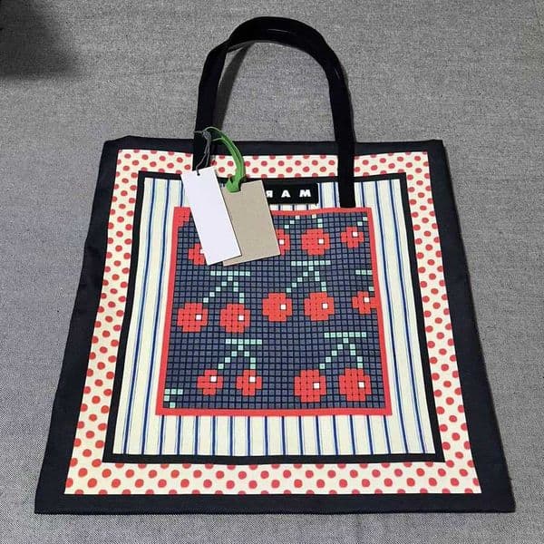 Rakuten Japan Mar Square Canvas Bag Casual Shopping Bag Handbag Tote Bag Shoulder Bag Q26060