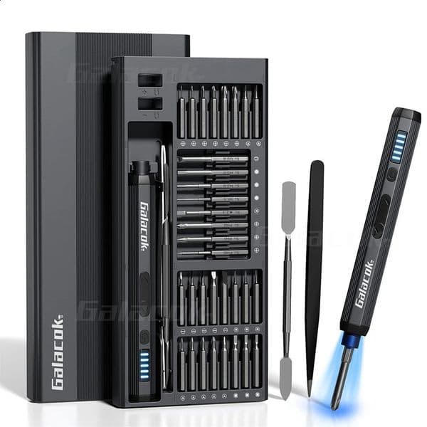 68 IN 1 Precision Electric Screwdriver Set 5 Levels Adjustable Comes Fill Light Professional Mobile Phone IPad Repair Tool 260605