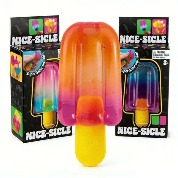 Schylling Needoh Nice Sensory Nice Sicle Stress Relief Squishy Cube Anti Anxiety Squeeze Toy a