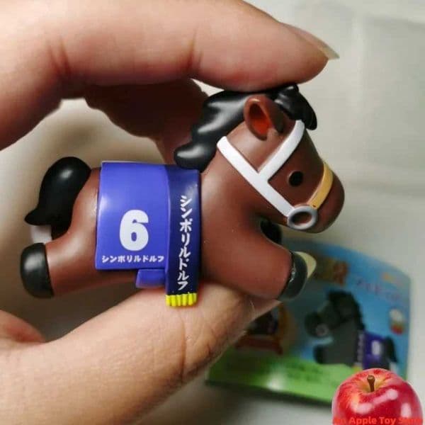 Japan Mini Q-version Foal Figurine Name Horse Legend Decoration Series Two Race Commemorative Paragraph Action Figure Model Toys L260606TPZY
