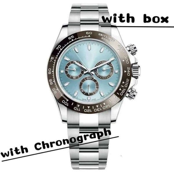 Men Watch 2813 Automatic/quartz Movement Full Stainless Steel Sports Chronograph Mens Watches luminous montre de luxe Wristwatches gifts d53