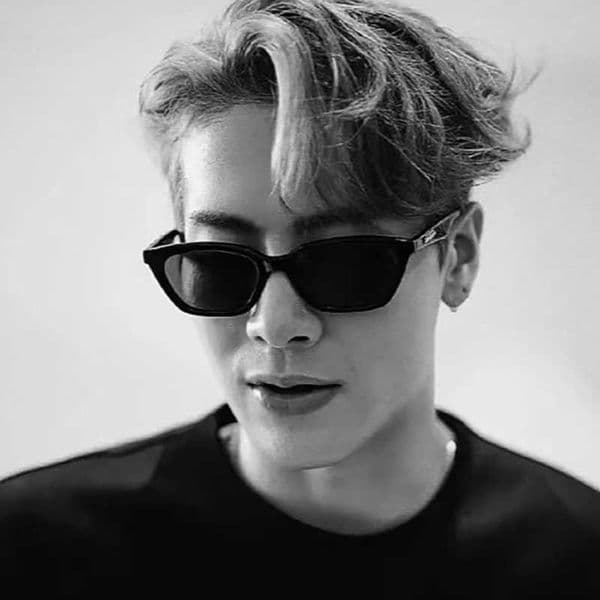 Jackson Wang GM mens sunglasses trendy and stylish high-end cat-eye polarized sunglasses popular online small frame L260607