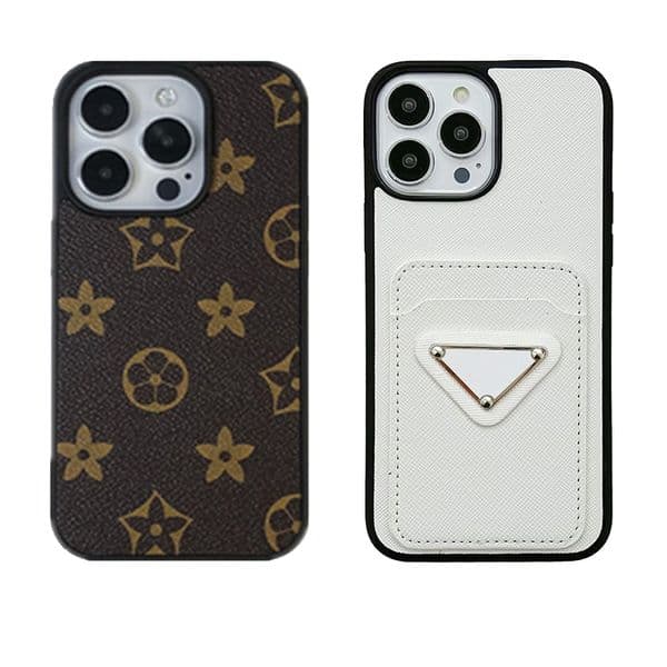 Designers Phone Cases wallet card pocket For Phone 16 Pro Max case 16 15 Plus 14 Pro 13 12 Designer Fashion Creative Triangular Case Luxury Cover Dirt-resistant
