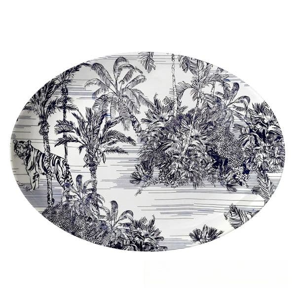 Modern wabi-sabi wind Nordic plant ceramic plate set Bone china Western plate Hotel restaurant Dim sum fruit steak plate