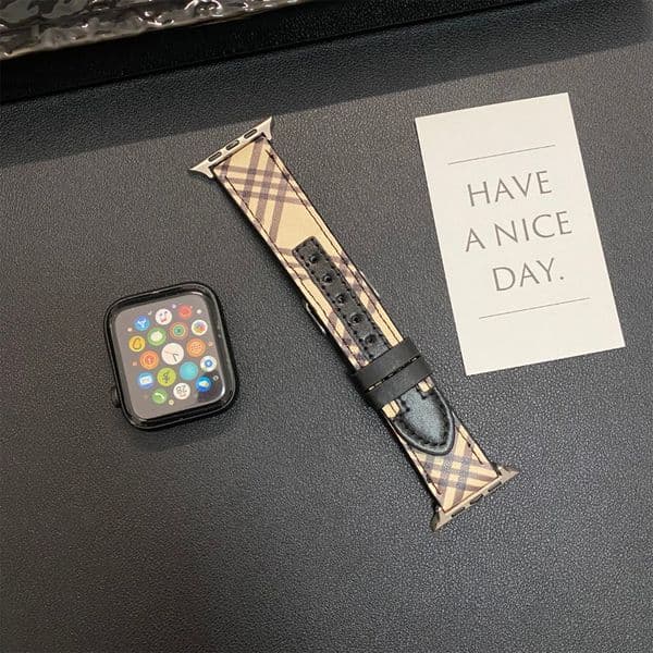 Luxury Top Designer Strap Apple Strap 38 40 41 42 44 45 49mm Luxury Design Leather strap iwatch 9 8 Ultra 7 6 45 SE Strap dhgate 2024 Latest Multicolor