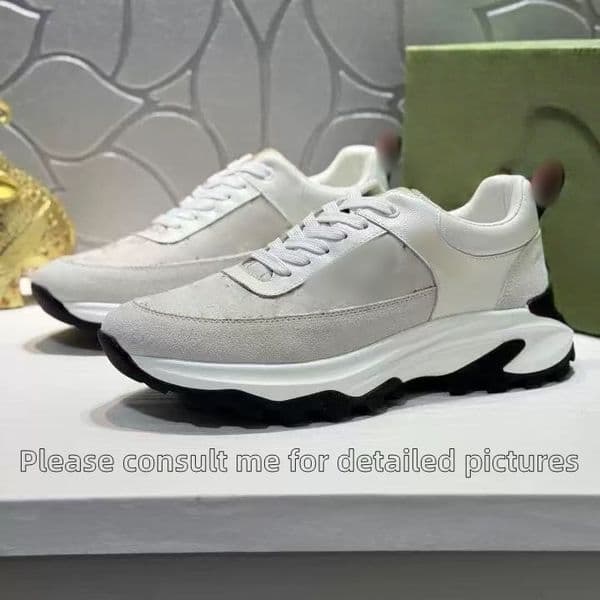 Fashionable men's shoes new breathable sports shoes thick soled high-end casual shoes