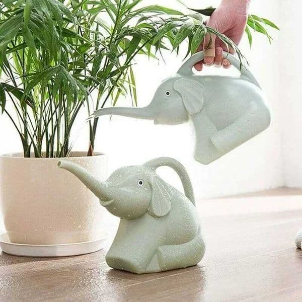 Watering Cute Shape Plastic Pot Elephant Can Plant Outdoor Irrigation Gardening Tools Equipment Garden Supplies Home Accessories C2606061