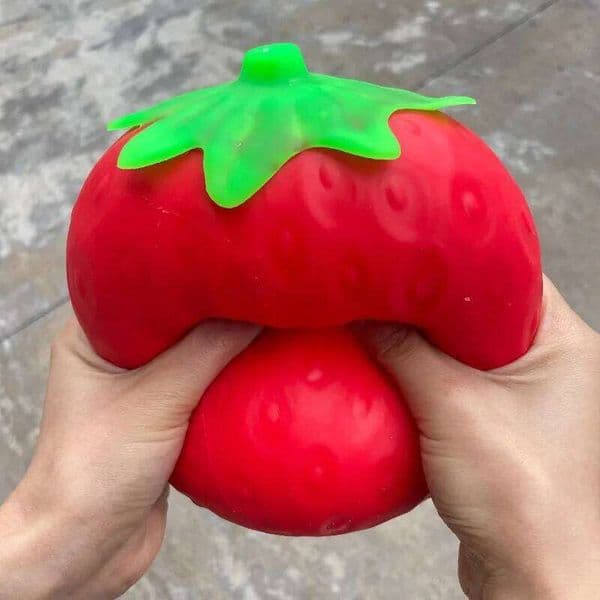 Super Jumbo Squishy Slow Rising Simulated Strawberry Antistress Anti Anxiety Fidget Toy for Adults Friends Gifts c ce