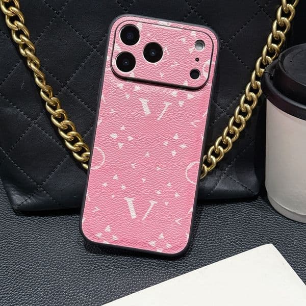 Top designer Monograms embossed phone case suitable for iPhone 17 Pro 16 15 14 13 Pro Max high-quality fashionable leather full coverage luxury phone protective case