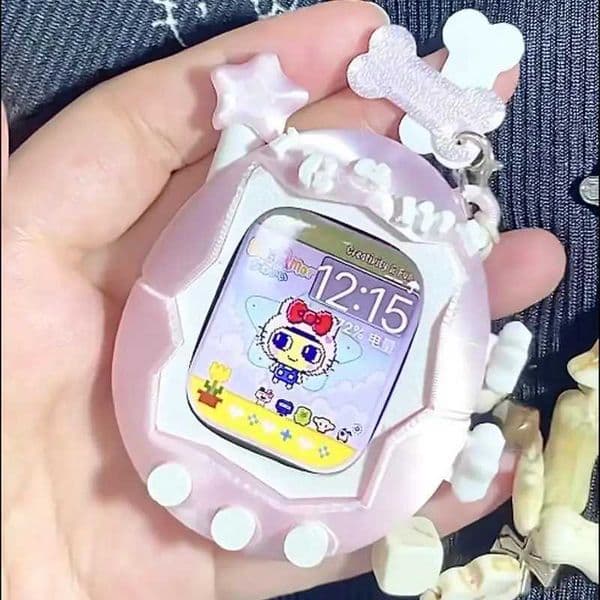 Tamagotchi Style Cute Protective Case Watch Series 10 9 8 7 SE Shockproof Cartoon IWatch Cover L2606068Z7C