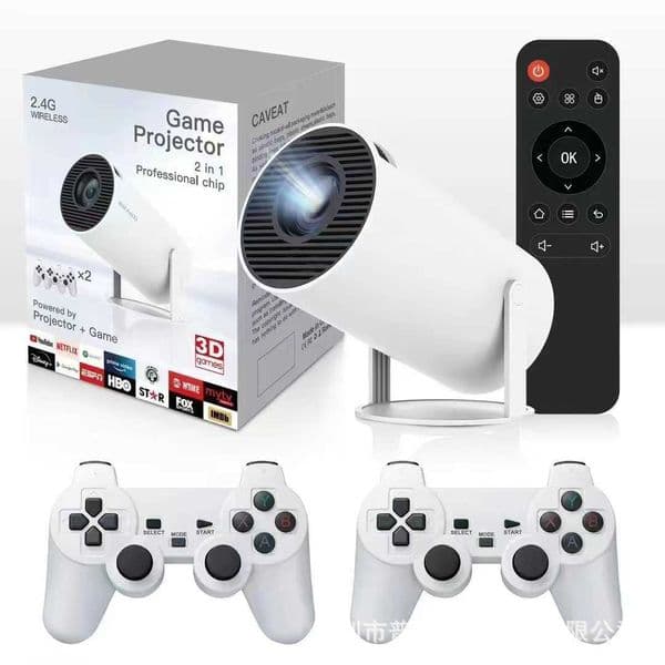 New game version projector HY300/P30/HY320/S40 4K Android 14 HD game console L260608