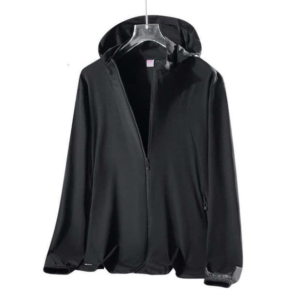 Summer Couple's Hooded Breathable Quick-Dry Cycling Jacket, Sun Protection Clothing, Women's Skin Jacket, Thin Coat, Men's Group Clothing 294