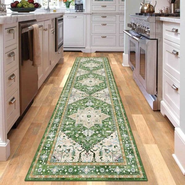 Retro VIKAMA American-Style Corridor Carpet For The Living Room Dirt-Resistant And Easy-To-Maintain Floor Mats Home Decoration D260608