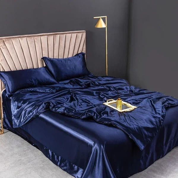 4pcs Pure Silk Bedding Sets High End Quilt Bed Cover Set Duvet Cover Bedsheet Pillowcases Natural y Bedcloth Sets 260603