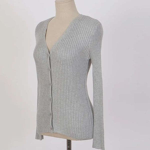 Sexy Deep V Slim Sweater Women Winter Long Sleeve Cardigan Sweater Womens Clothing High Elastic Singlebreasted Knit Tops Jumper 210412 C5a