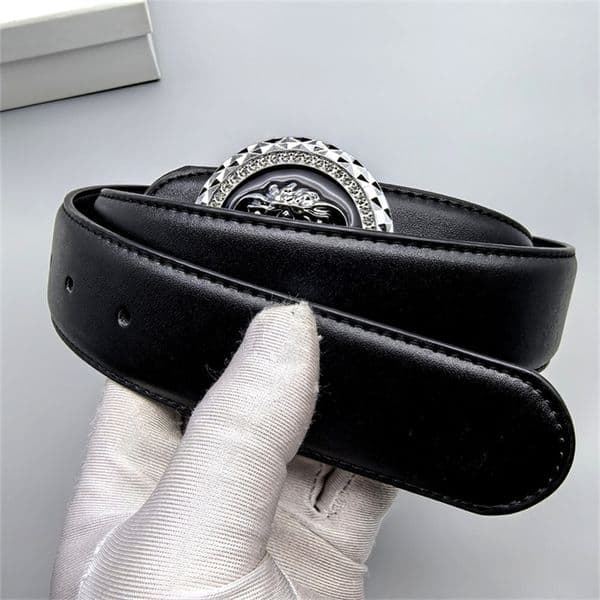 Mens Belt 3.5cm Width Belt for Women Designer Classic Luxury Brand Belts Medusa Buckle Genuine Belts Fashion Men and Women Jeans Belt Bb Simon Belt Cintura UU