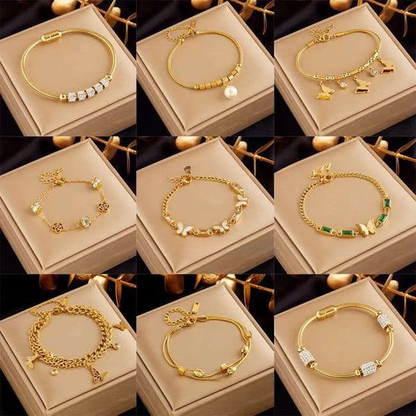 18k Butterfly Charm Bracelet Snake Chain Designer Cable Wire Crystal Cubic Zircon Diamond Woman Gold Bracelets Bangle Wrap CZ Fine Jewelry Gift