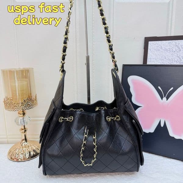 10A caviar cf classic designer bags for women luxury shoulder bag Women's crossbody bags diamond pattern metal chain doube C letters flap closure woemn handbags cc bag