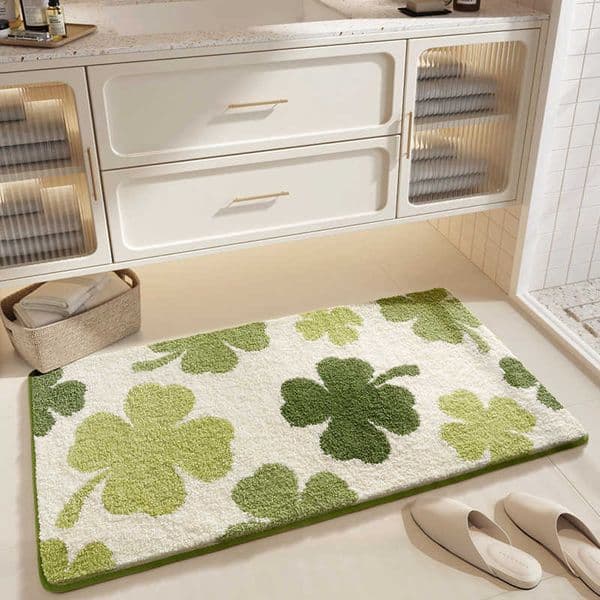 Bathroom VIKAMA Floor Mat - Highly Absorbent And Anti-Slip Mat - Entrance Carpet Of The Bathroom - Home Decoration D260608