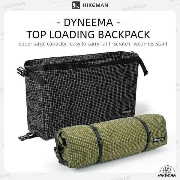 Hikeman 12L Outdoor Hiking Accessory Pouch Multifunctional Dyneema Waterproof Bag Expandable Backpack Top Compartment W260608
