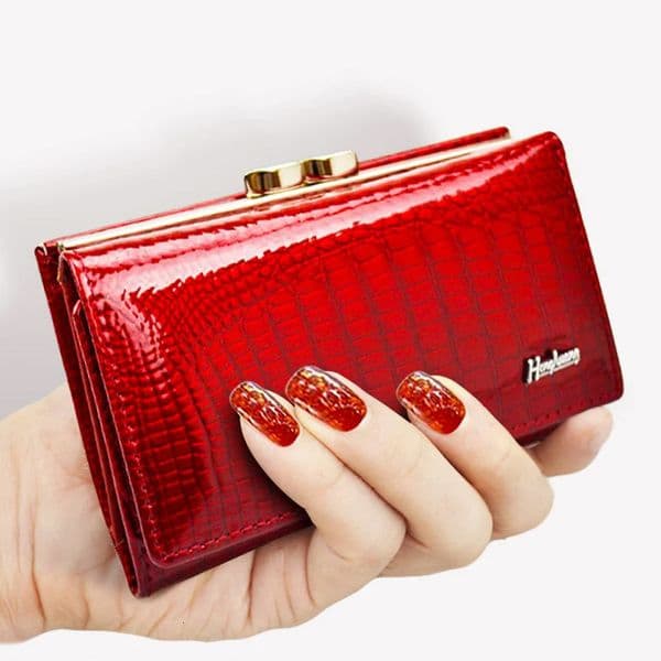 HH Womens Wallet and Purse Genuine Leather Ladys Wallets Small Short Clutch Coin y Female Purses 260605